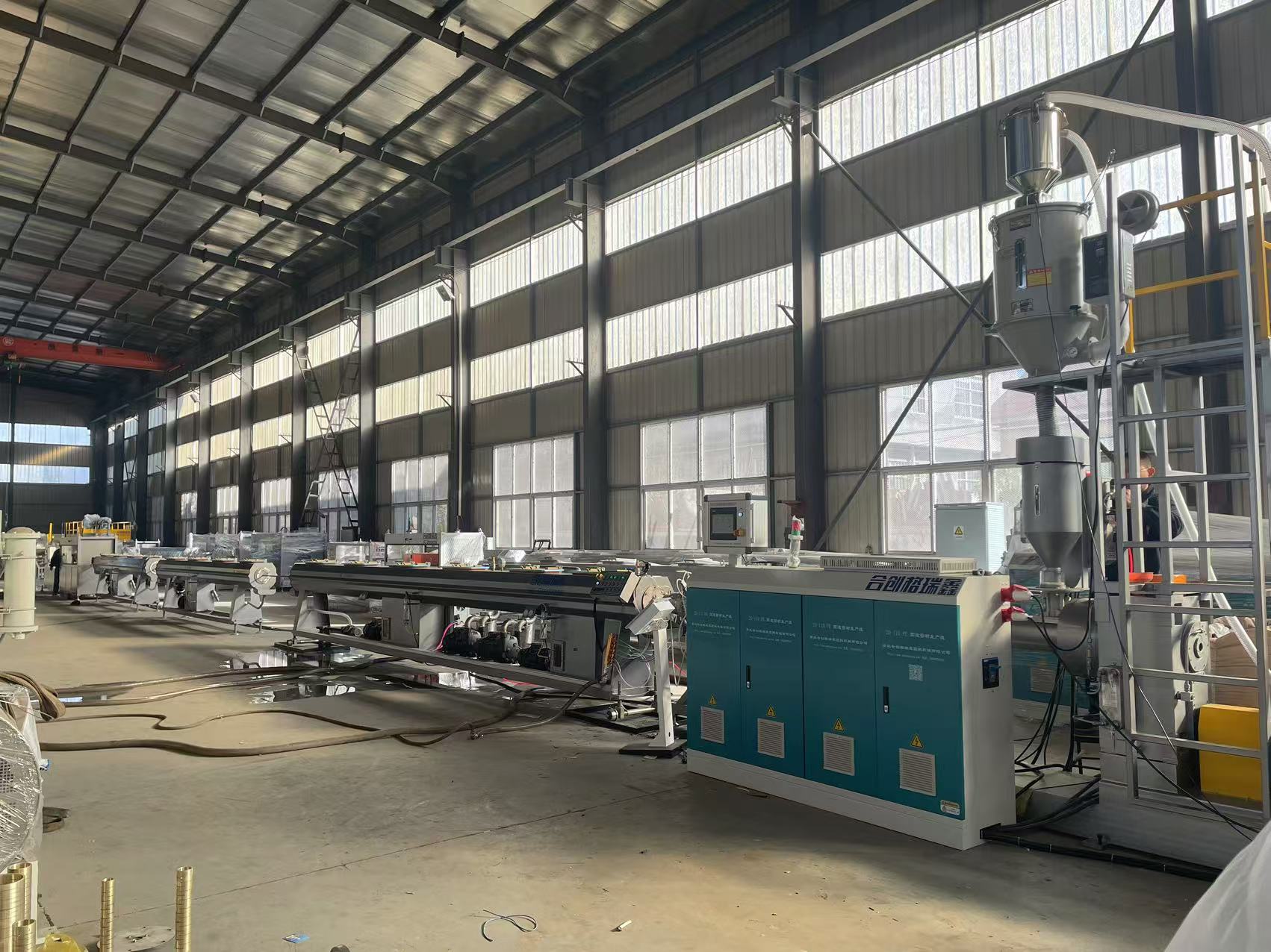 20-110 mm HDPE Pipe Machine úspešne testovaný